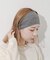 リブワイドヘアバンド