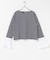Mewl　シャツスリーブボーダーTOPS