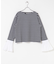 Mewl　シャツスリーブボーダーTOPS