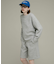 ニットプルオーバー×ショートパンツセット