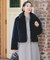 F by ROSSO　ファーZIPショートコート