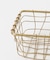 fog linen work　アイアンワイヤーバスケット長方形S