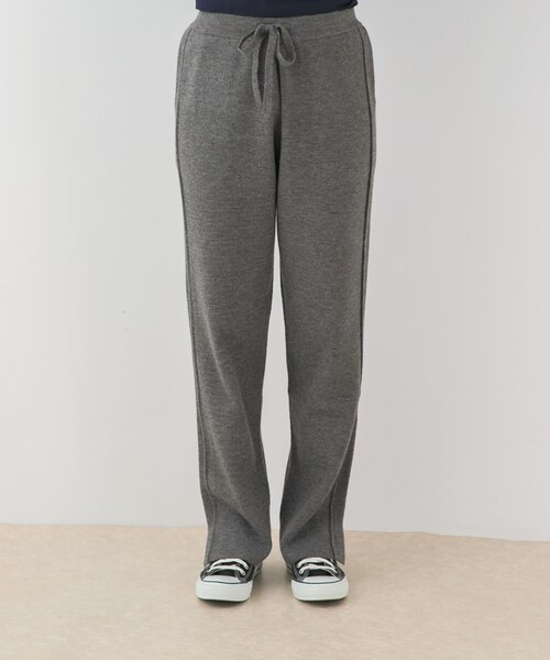 F by ROSSO ウォッシャブル抗ピルニットパンツ｜アーバンリサーチの