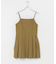 プリーツミニキャミワンピース