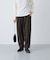 Wool tapered pants
