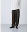 Wool tapered pants