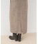 F by ROSSO　ツイードハーフZIPプルオーバー+スカート