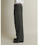 グレンチェックタックワイドスラックス