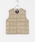 TAION　CREWNECK BUTTON DOWN VEST(KIDS)