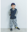 TAION　CREWNECK BUTTON DOWN VEST(KIDS)