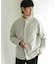 両面起毛ネルバンドカラーシャツ
