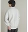 『ユニセックス』スウェットライクハーフジップニット