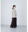 コットンカシミヤニットスカート