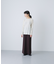 コットンカシミヤニットスカート