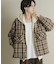 ヘビーネルチェックシャツジャケット