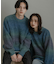 『ユニセックス』ブークレグラデーションニット