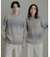 『ユニセックス』ブークレグラデーションニット