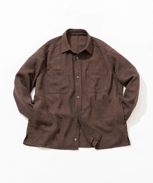ツイードサイドポケットシャツ｜アーバンリサーチの通販｜&mall
