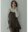 ヘリンボーンキャミ×パンツセットアップ