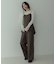 ヘリンボーンキャミ×パンツセットアップ