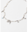 キラキラチャームパールネックレス