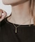 ステンレスニュアンスドロップトップネックレス