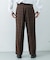 new basic　DRY WOOL SLACKS PANTS