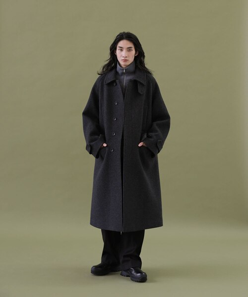 ANOTHER OFFICE Voyager Bold Balmacaan Coat｜アーバンリサーチの通販