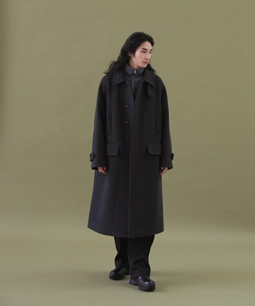 ANOTHER OFFICE Voyager Bold Balmacaan Coat｜アーバンリサーチの通販