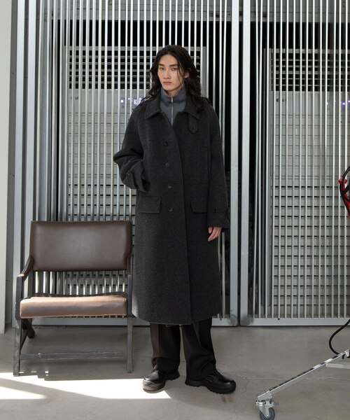 ANOTHER OFFICE Voyager Bold Balmacaan Coat｜アーバンリサーチの通販