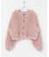 THINK FUR　2Way Fur Knit Tops