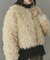 THINK FUR　2Way Fur Knit Tops
