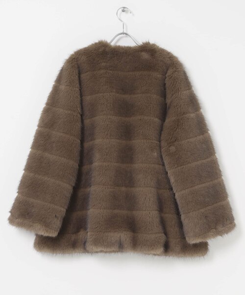 THINK FUR Border Fur Coat｜アーバンリサーチの通販｜&mall（アンド