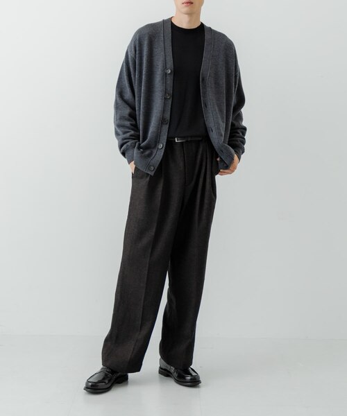 ヘリンボーンワイドスラックス｜アーバンリサーチの通販｜&mall