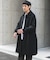 ウールメルトンステンカラーコート