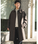 ウールメルトンステンカラーコート