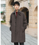 ウールメルトンステンカラーコート