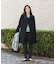 ショールカラー2WAYロングコート