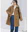 ショールカラー2WAYロングコート