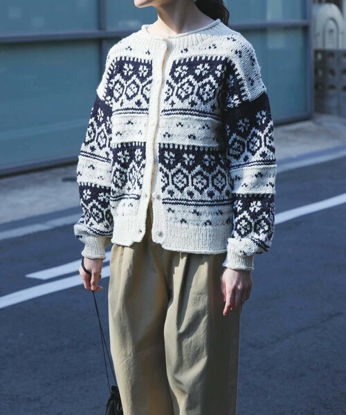 ペルーノルディックカーディガン｜アーバンリサーチの通販｜&mall