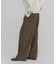 ウールライクブラッジュドパンツ