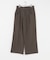 ウールブレンドカーブポケットストレートパンツ