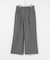 ウールブレンドカーブポケットストレートパンツ