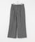 ウールブレンドカーブポケットストレートパンツ