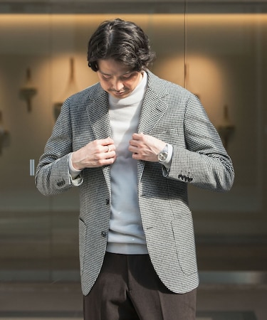 LIFE STYLE TAILOR 千鳥柄ツイードジャケット｜アーバンリサーチの通販 