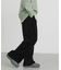ベロアストレートパンツ
