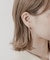 ビジューロングチェーンイヤリング