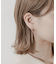 ビジューロングチェーンイヤリング