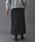 FORK&SPOON　チェックストレートスカート
