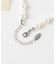 レースリボンパールネックレス